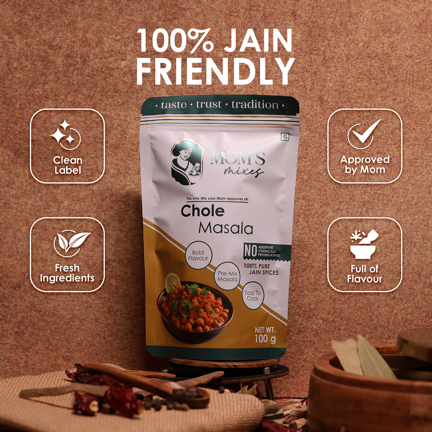 Mom's Mixes Punjabi Style Combo – Rajma & Chole