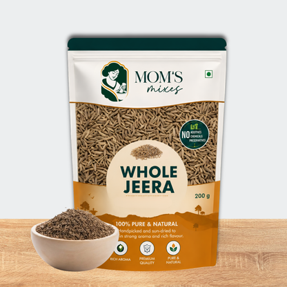 Mom’s Mixes Cumin Seeds | Strong Aroma | 100% Pure Whole Jeera