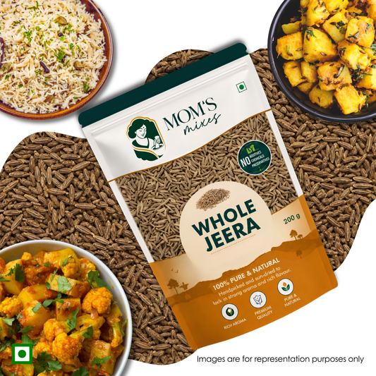 Mom’s Mixes Cumin Seeds | Strong Aroma | 100% Pure Whole Jeera