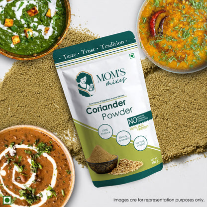Mom's Mixes Coriander Powder | Fresh & Aromatic Dhaniya