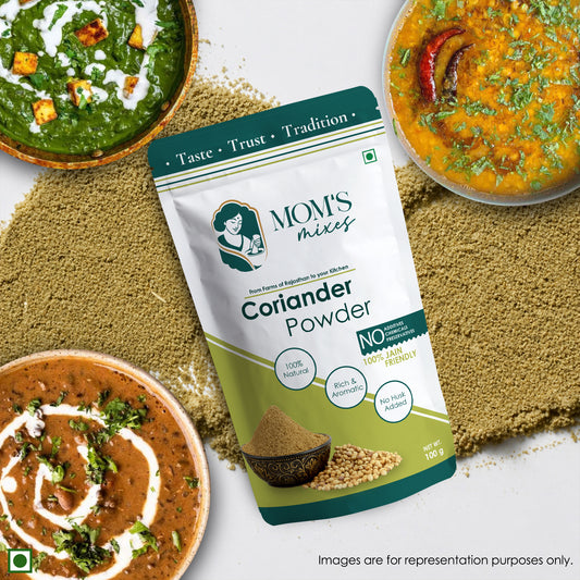 Mom's Mixes Coriander Powder | Fresh & Aromatic Dhaniya
