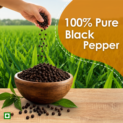 Mom’s Mixes Black Pepper | High Piperine | 100% Pure Whole Black Pepper