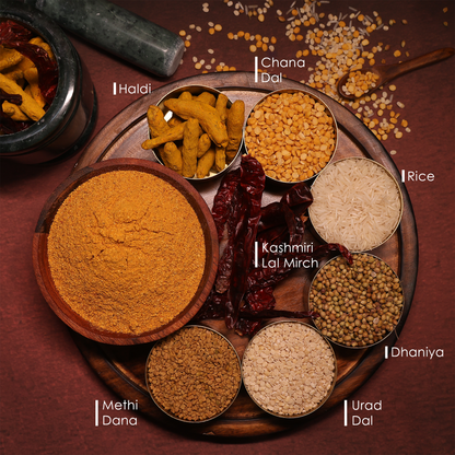 Mom's Mixes Sambhar Masala | Complete Pre-Mix for Homestyle Sambhar