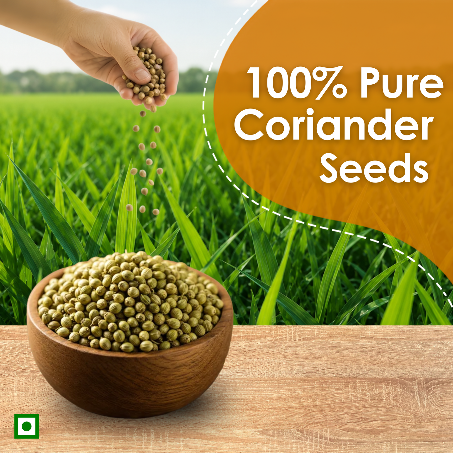 Mom’s Mixes Coriander Seeds | Rich in essential oils | 100% Pure Whole Coriander