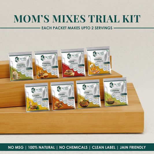 Try It Yourself Trial Kit | 8 Clean Spices by Mom’s Mixes | 80g