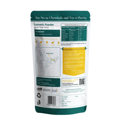 Mom's Mixes Turmeric Powder | High Curcumin | 100% Pure Haldi