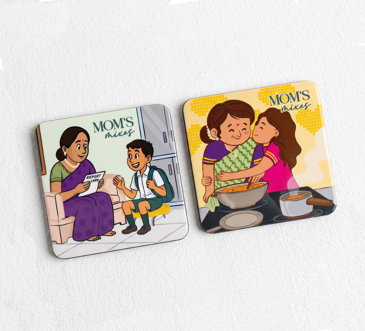 Mom’s Mixes 5 in 1 Festive Box | Magic Mix + Sambhar + Rajma + Chole + Garam | Ready-to-Mix Jain Spice Blends | 100g Each