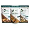 Mom’s Mixes New Launch Combo | Paratha Masala + Pav Bhaji Masala + Kitchen King Masala | No Onion No Garlic | 100% Jain Spices | Complete Premix Masala | 50g x 3