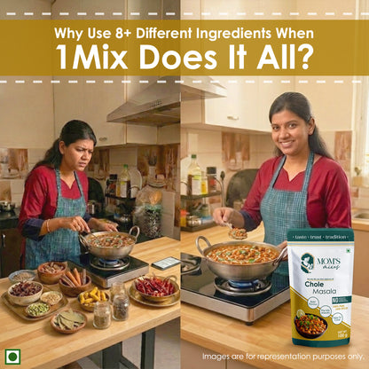 Mom's Mixes Chole Masala | Complete Pre-Mix for Authentic Chole