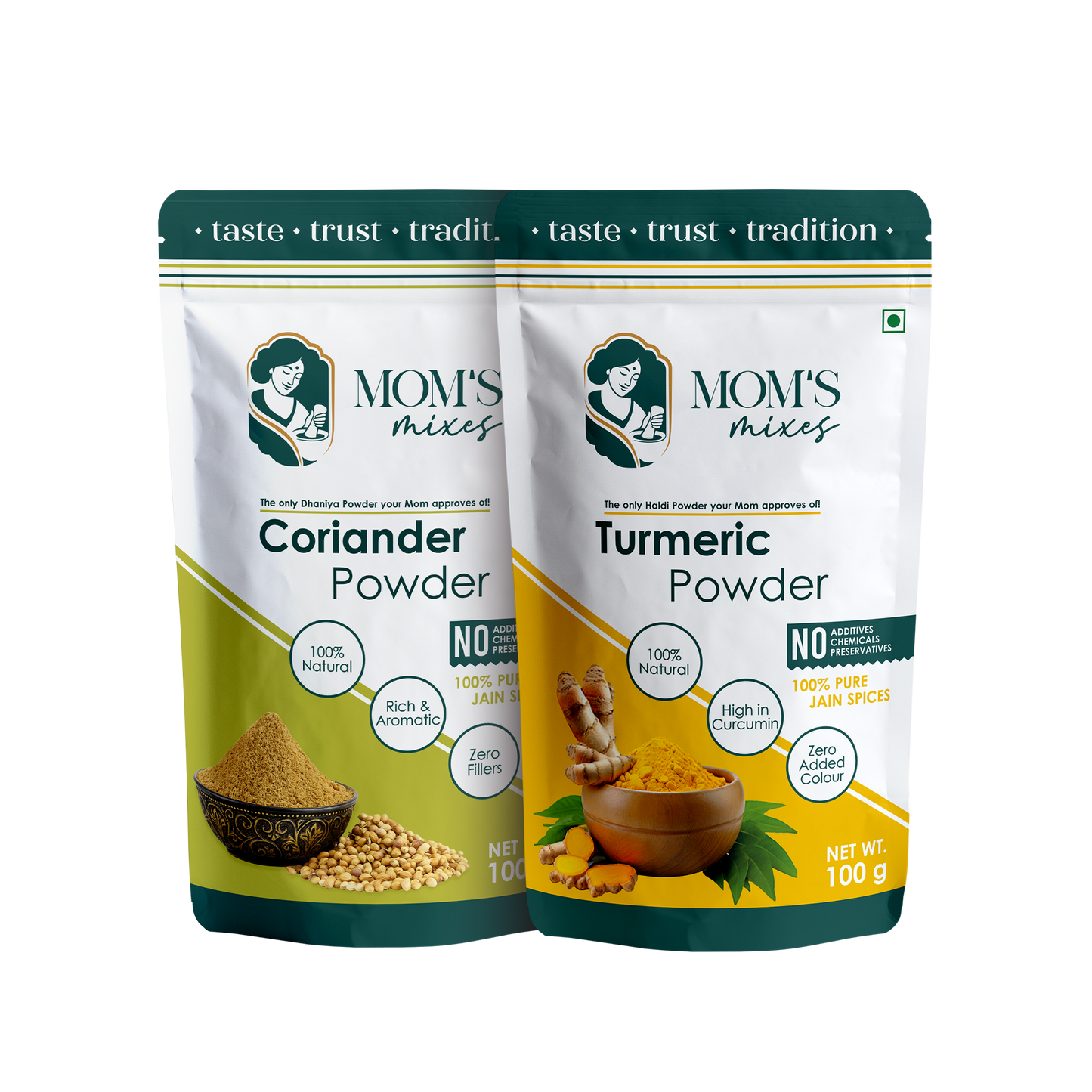 Mom's Mixes Coriander Powder | Fresh & Aromatic Dhaniya