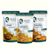 Mom’s Mixes 3 in 1 Combo Pack | Magic Mix + Sambhar + Chole | Ready-to-Mix Jain Spice Blends | 100g Each