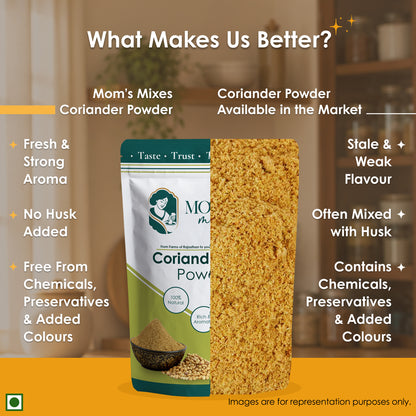 Mom's Mixes Coriander Powder | Fresh & Aromatic Dhaniya
