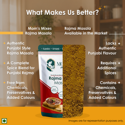 Mom's Mixes Rajma Masala | Complete Pre-Mix for Home Style Rajma