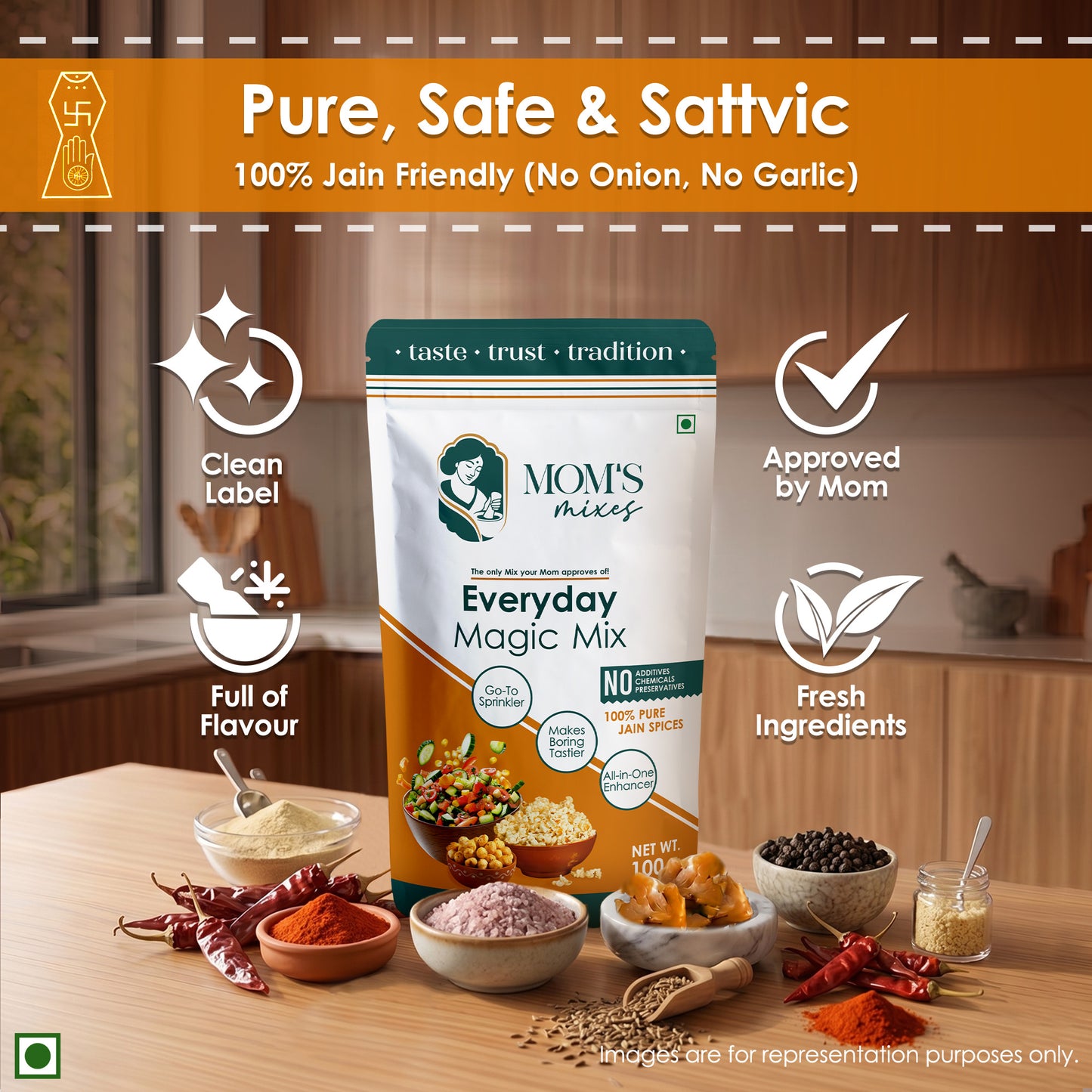 Mom's Mixes Everyday Magic Mix | All-in-One Taste Enhancer