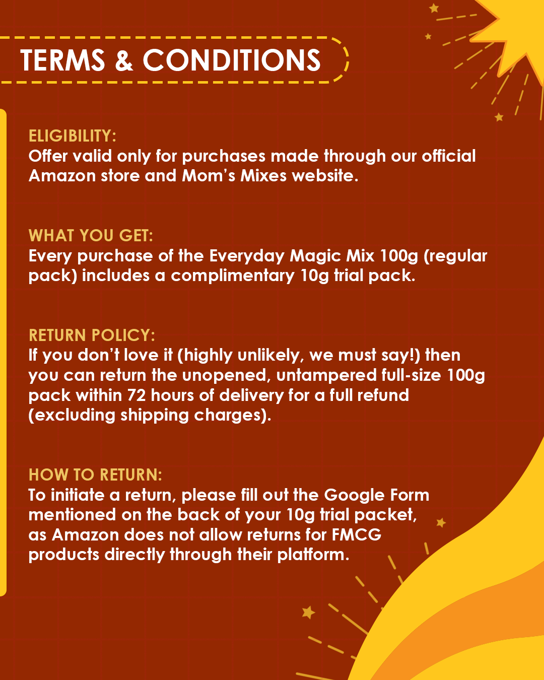 Mom's Mixes Everyday Magic Mix Challenge with 10G Trial Pack (FREE)