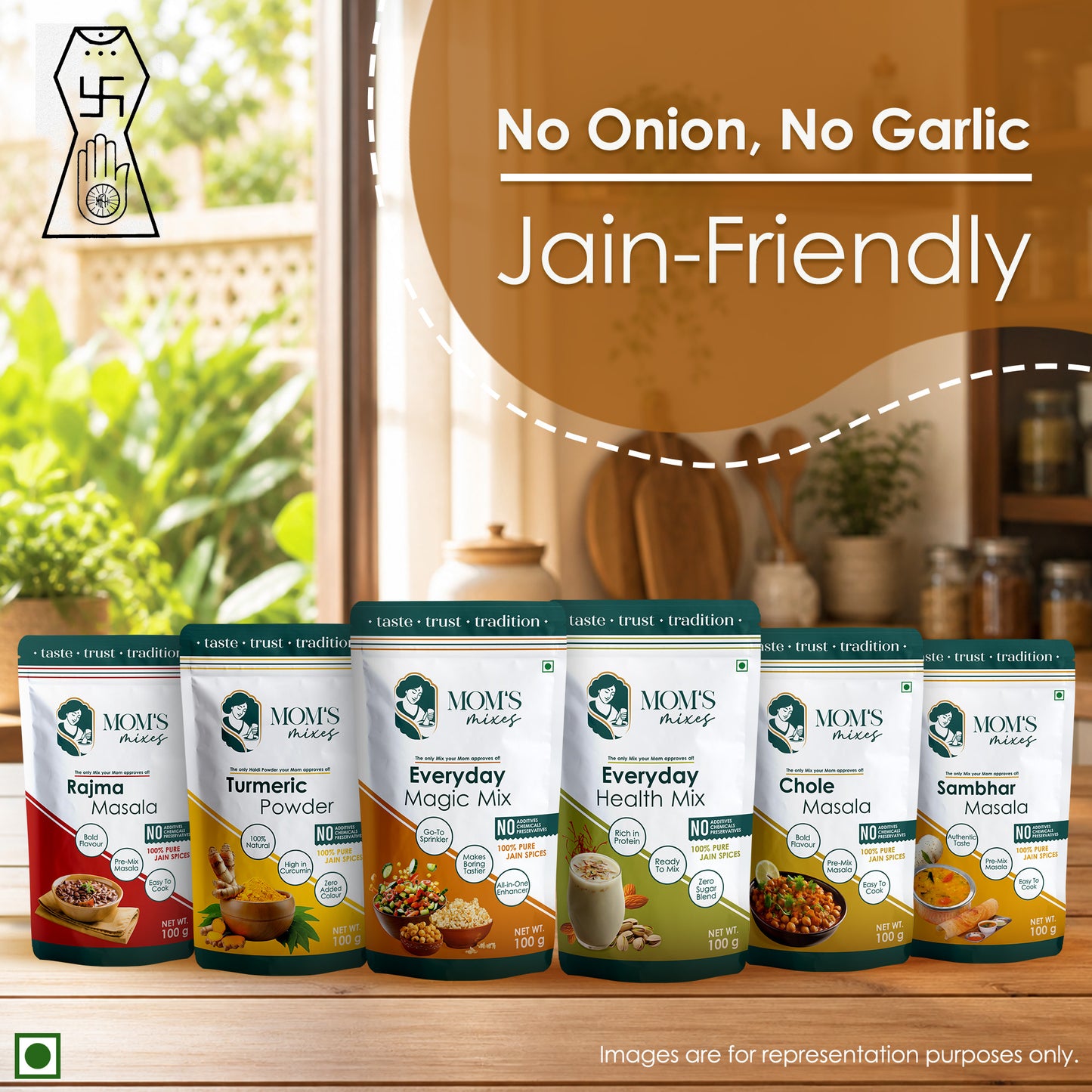 Mom's Mixes Garam Masala | Authentic Blend Made with Premium Whole Spices