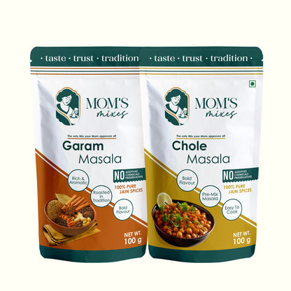 Mom's Mixes Chole Masala | Complete Pre-Mix for Authentic Chole