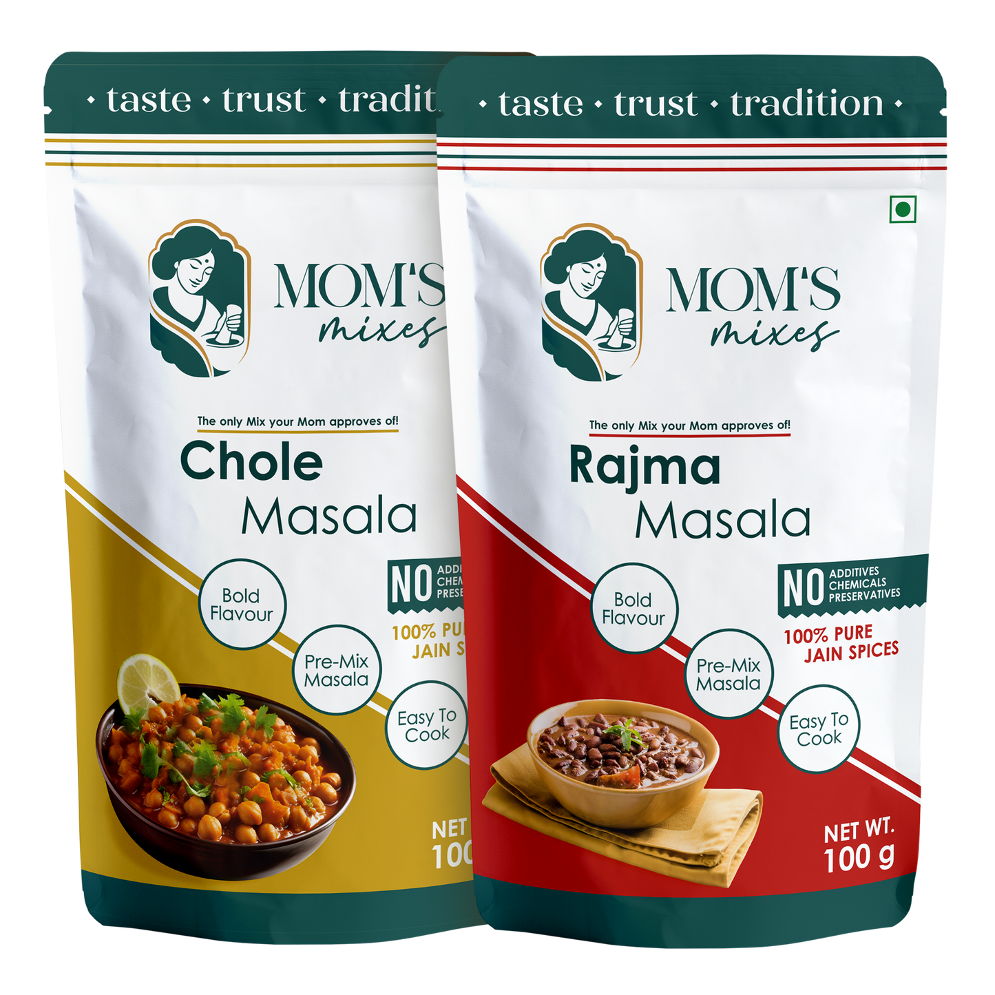 Mom's Mixes Rajma Masala | Complete Pre-Mix for Home Style Rajma