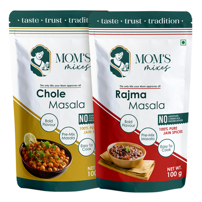 Mom's Mixes Rajma Masala | Complete Pre-Mix for Home Style Rajma