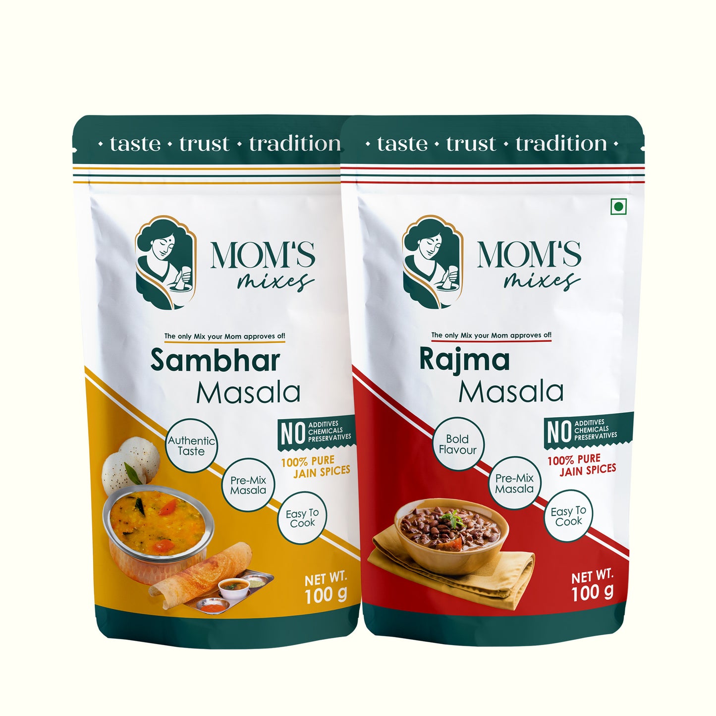 Mom's Mixes Rajma Masala | Complete Pre-Mix for Home Style Rajma