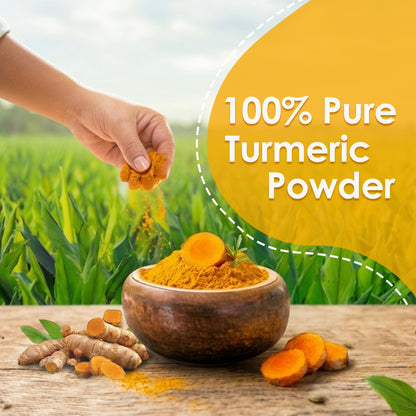 Mom's Mixes Turmeric Powder | High Curcumin | 100% Pure Haldi